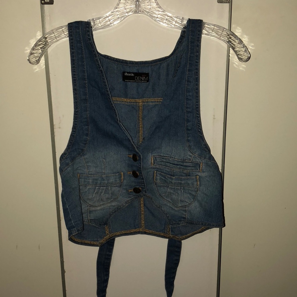 Denim top